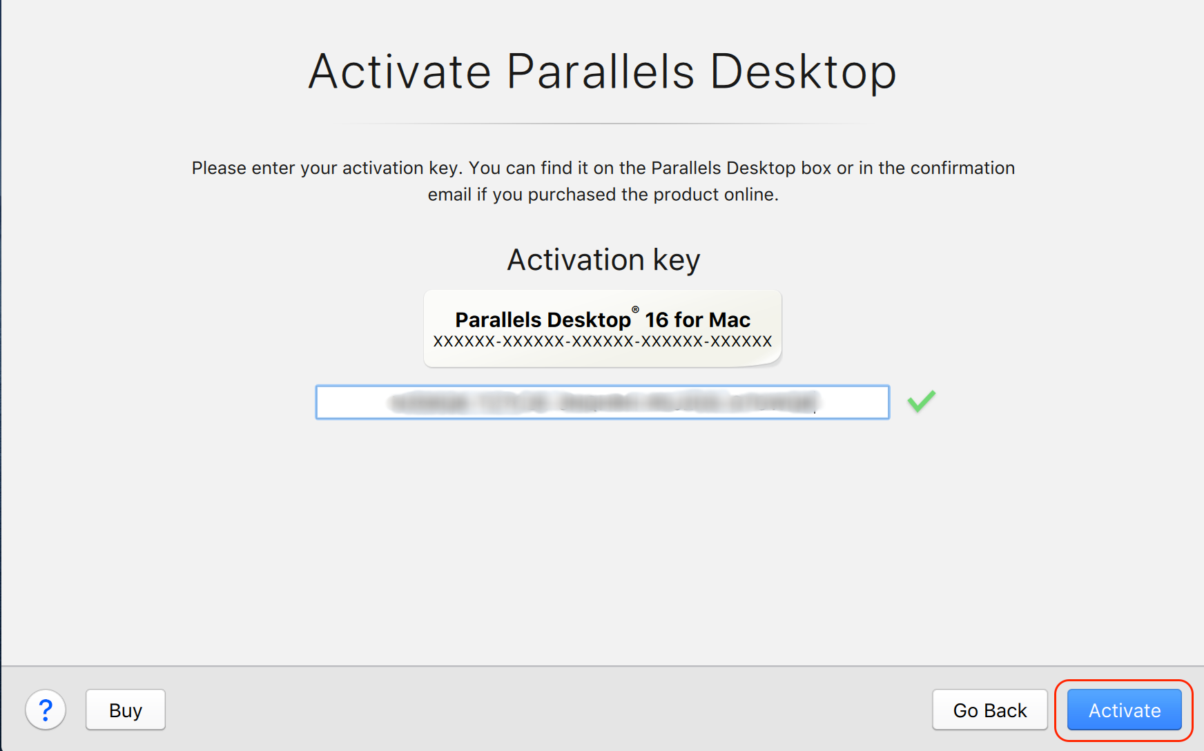 Parallels 10 Activation Key